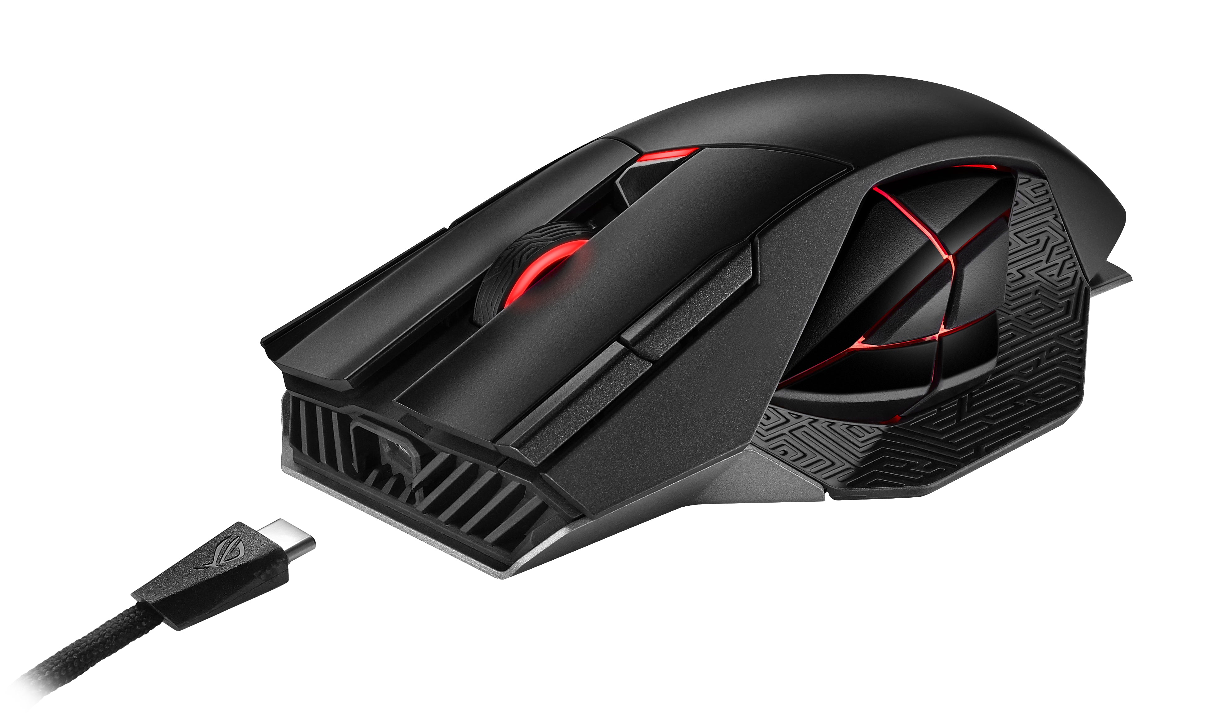 ASUS ROG Spatha X (P707) Wireless Gaming Mouse, Ergonomic Design, 12 programmable buttons, 19000 DPI