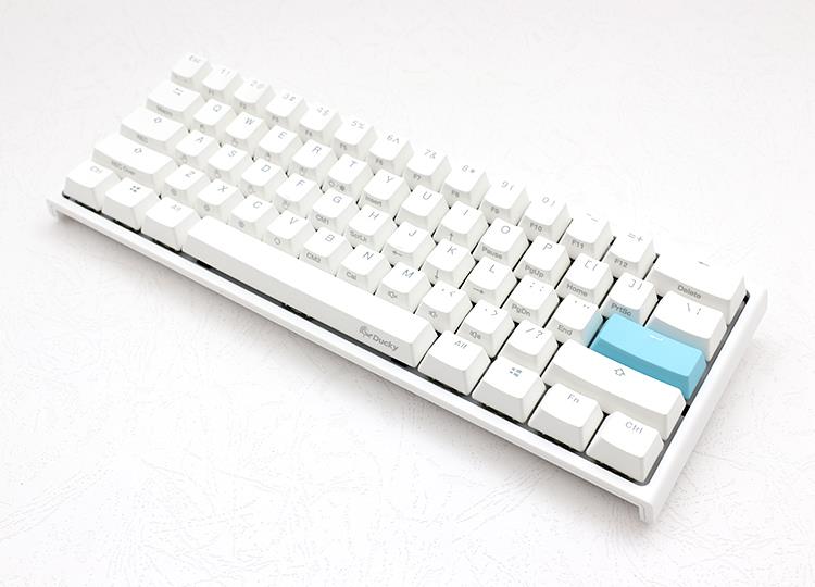 Ducky - One 2 Mini White 2020 Cherry Speed Silver Ducky