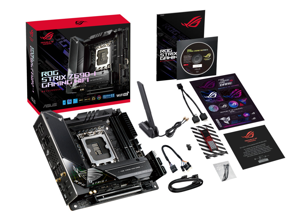 ASUS ROG STRIX Z690-I GAMING WIFI (mITX, Z690, LGA 1700, DDR5)