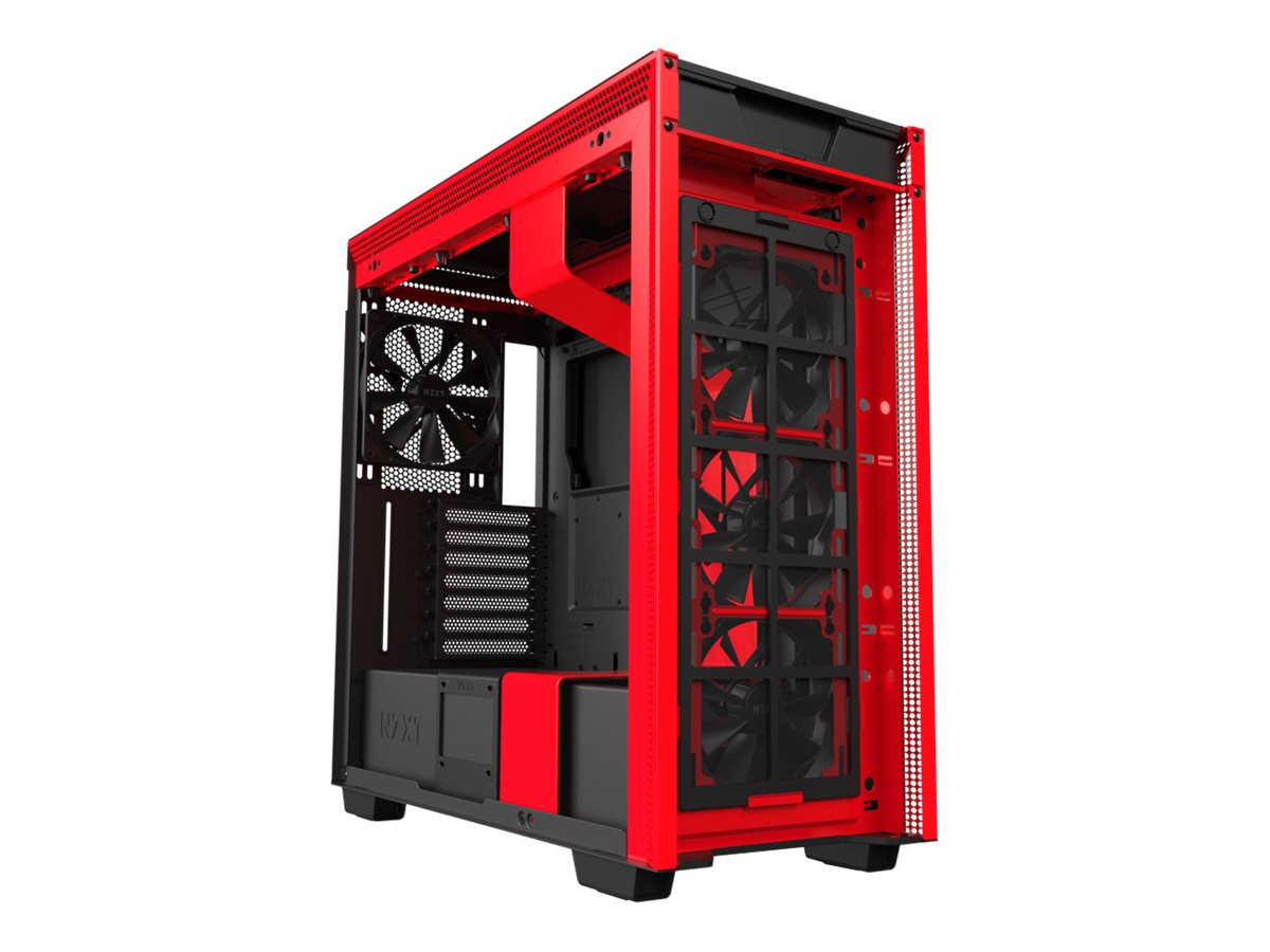 NZXT H series H710 Tårn Udvidet ATX Sort Rød NZXT