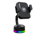Cougar Bunker M RGB Trådløs Oplader til Mobil 2 USB hubs RGB Lys Cougar
