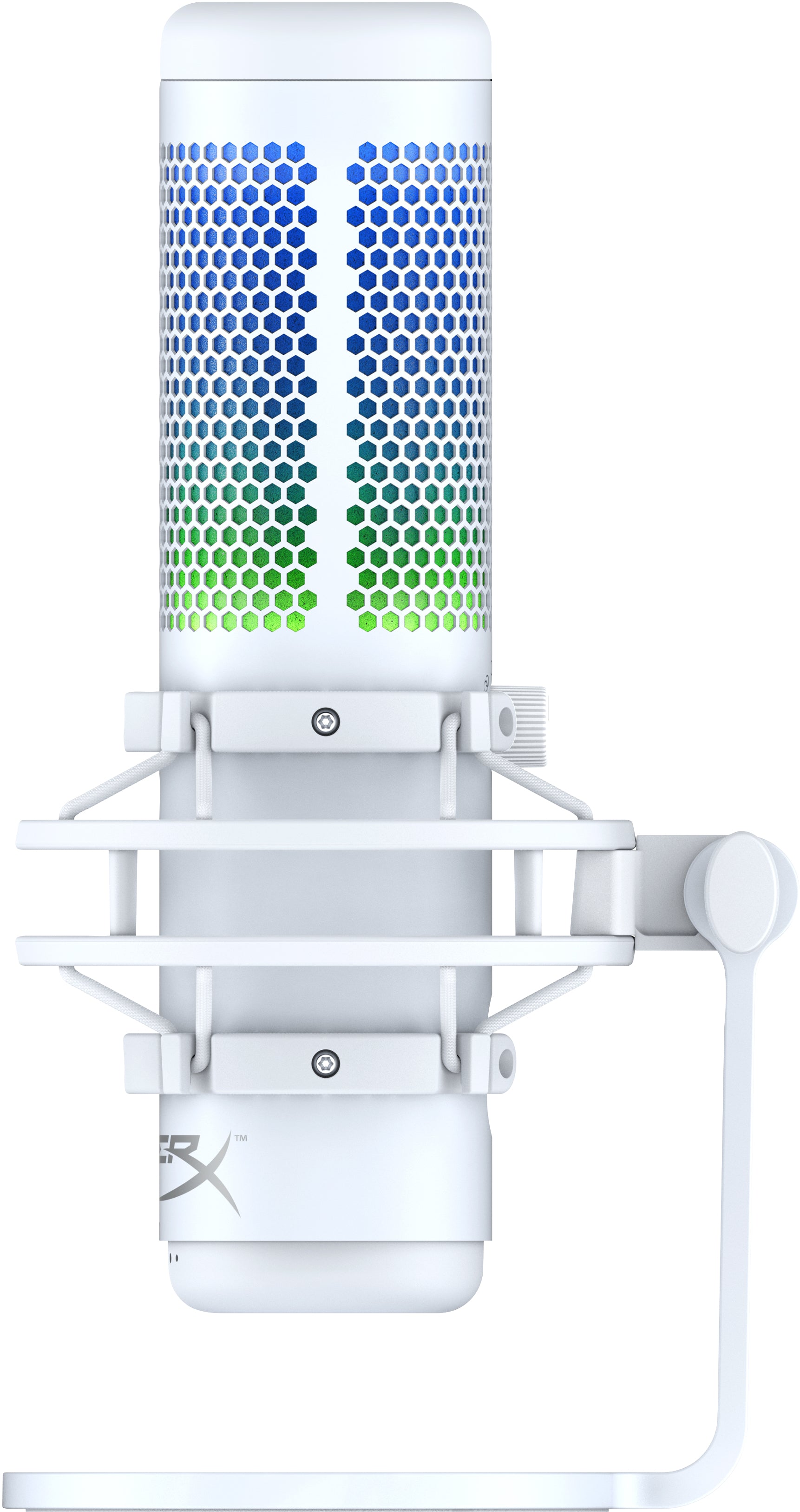 HyperX QuadCast S Mikrofon - Hvid