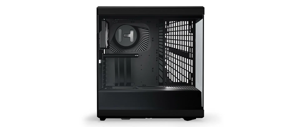 HYTE Y40 Black Miditower - Panoramaglasslöja, inkluderad PCIe 4.0-stigkabel, 2 inkluderade fläktar
