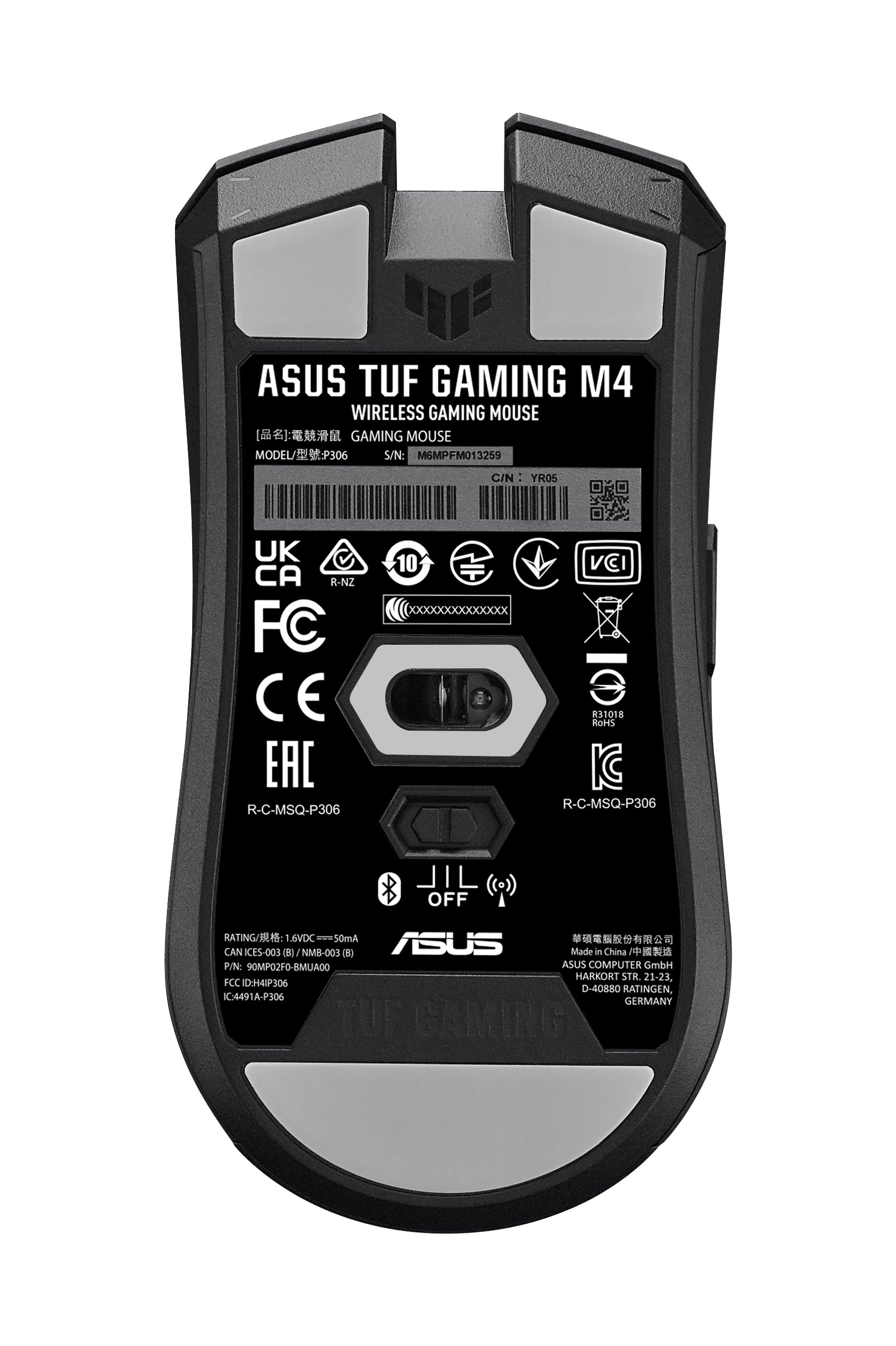 ASUS TUF Gaming M4 WIRELESS Gaming Mouse