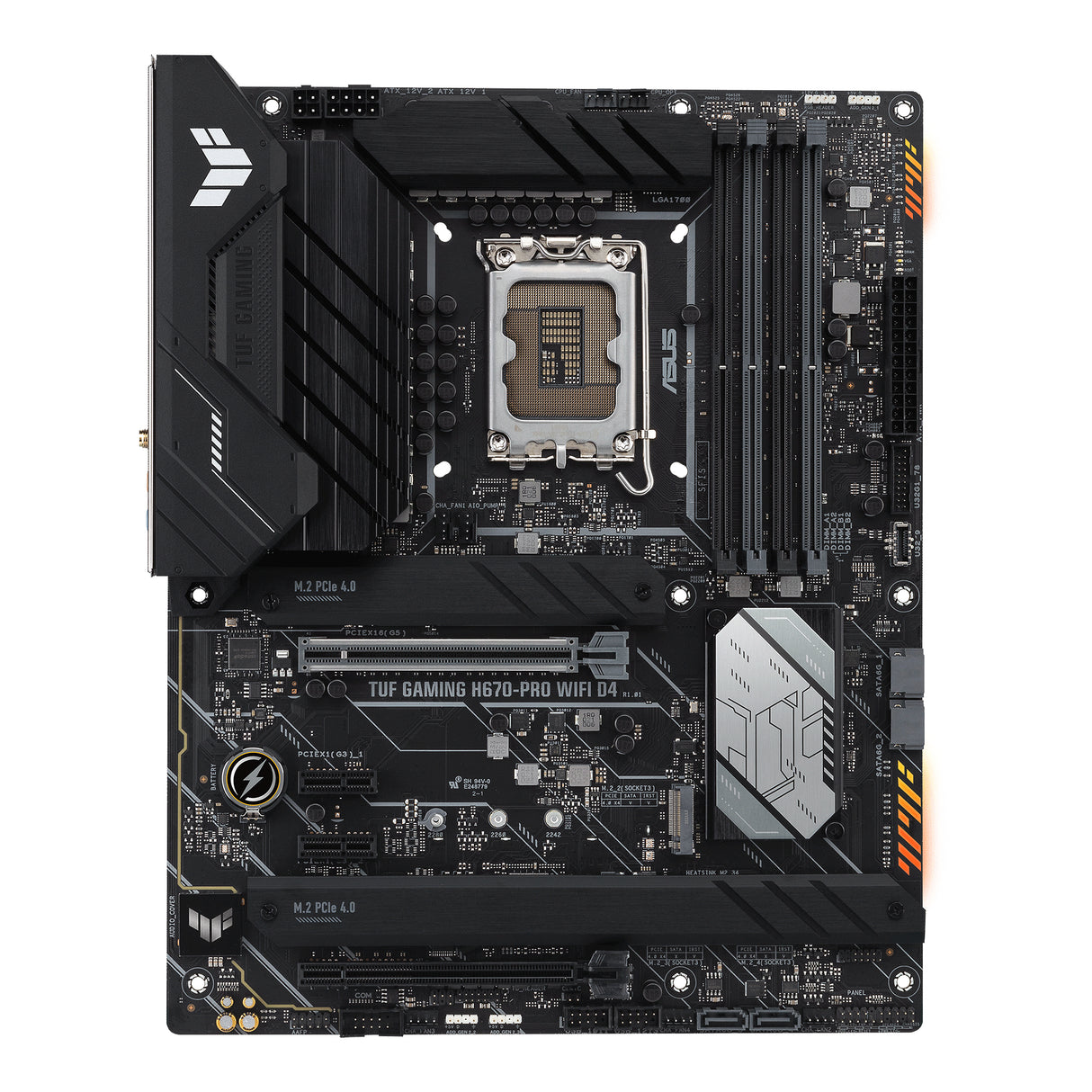 ASUS TUF GAMING H670-PRO WIFI D4 (ATX, H670, LGA 1700, DDR4)