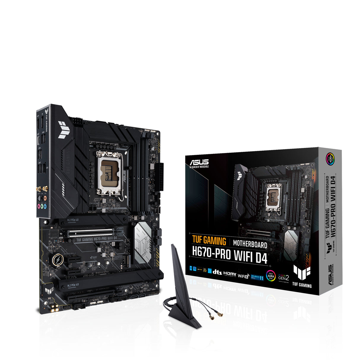 ASUS TUF GAMING H670-PRO WIFI D4 (ATX, H670, LGA 1700, DDR4)