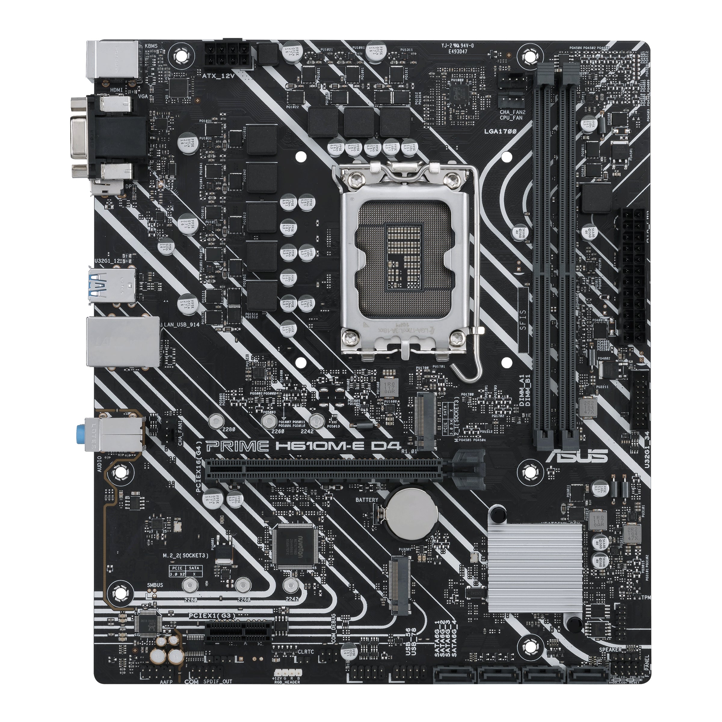 ASUS PRIME H610M-E D4 (mATX, H610, LGA 1700, DDR4)