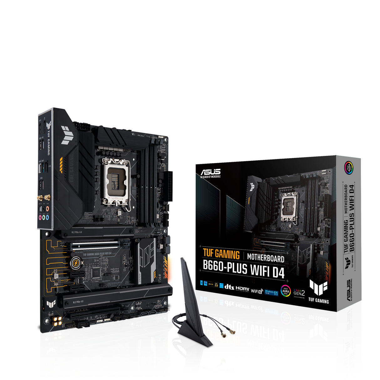 ASUS TUF GAMING B660-PLUS WIFI D4 (ATX, B660, LGA 1700, DDR4)