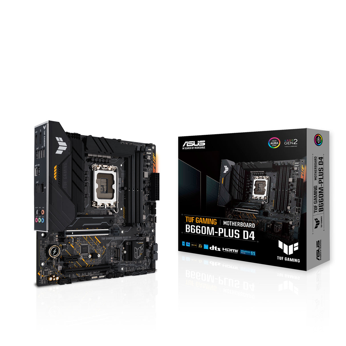 ASUS TUF GAMING B660M-PLUS D4 (mATX, B660, LGA 1700, DDR4)