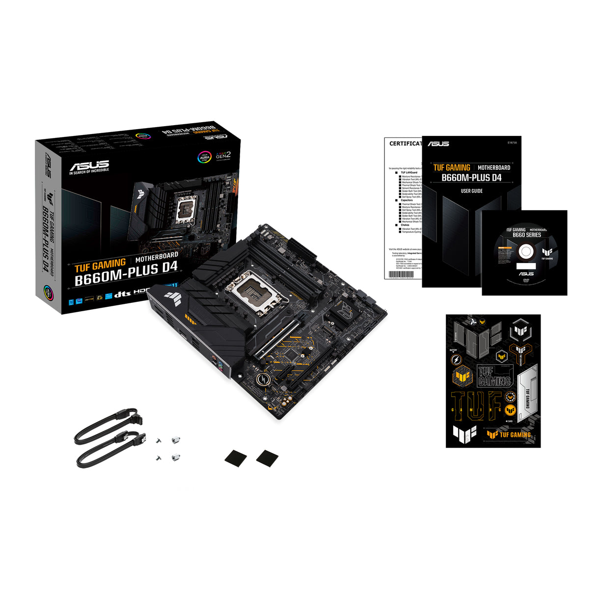 ASUS TUF GAMING B660M-PLUS D4 (mATX, B660, LGA 1700, DDR4)