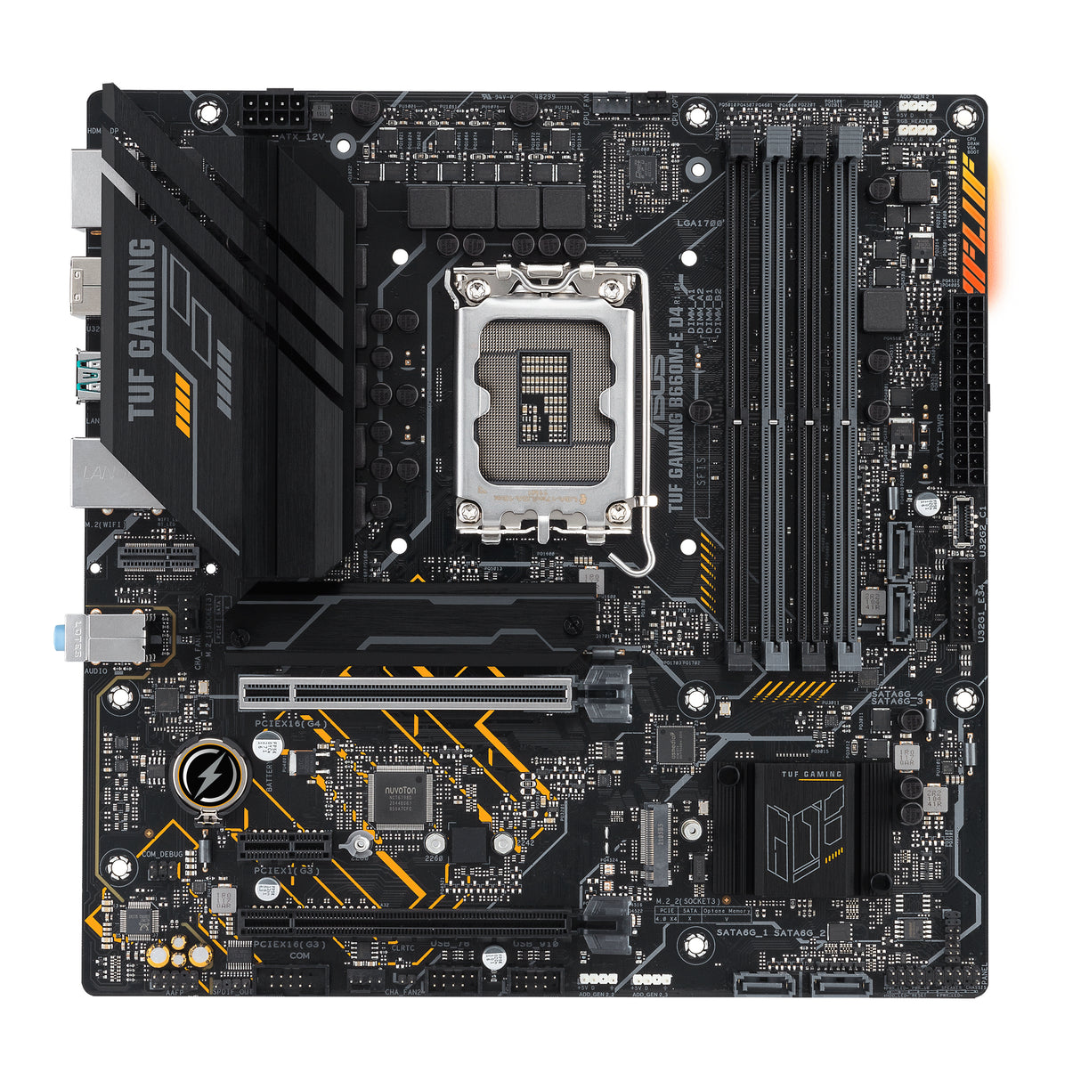 ASUS TUF GAMING B660M-E (mATX, B660, LGA 1700, DDR4)