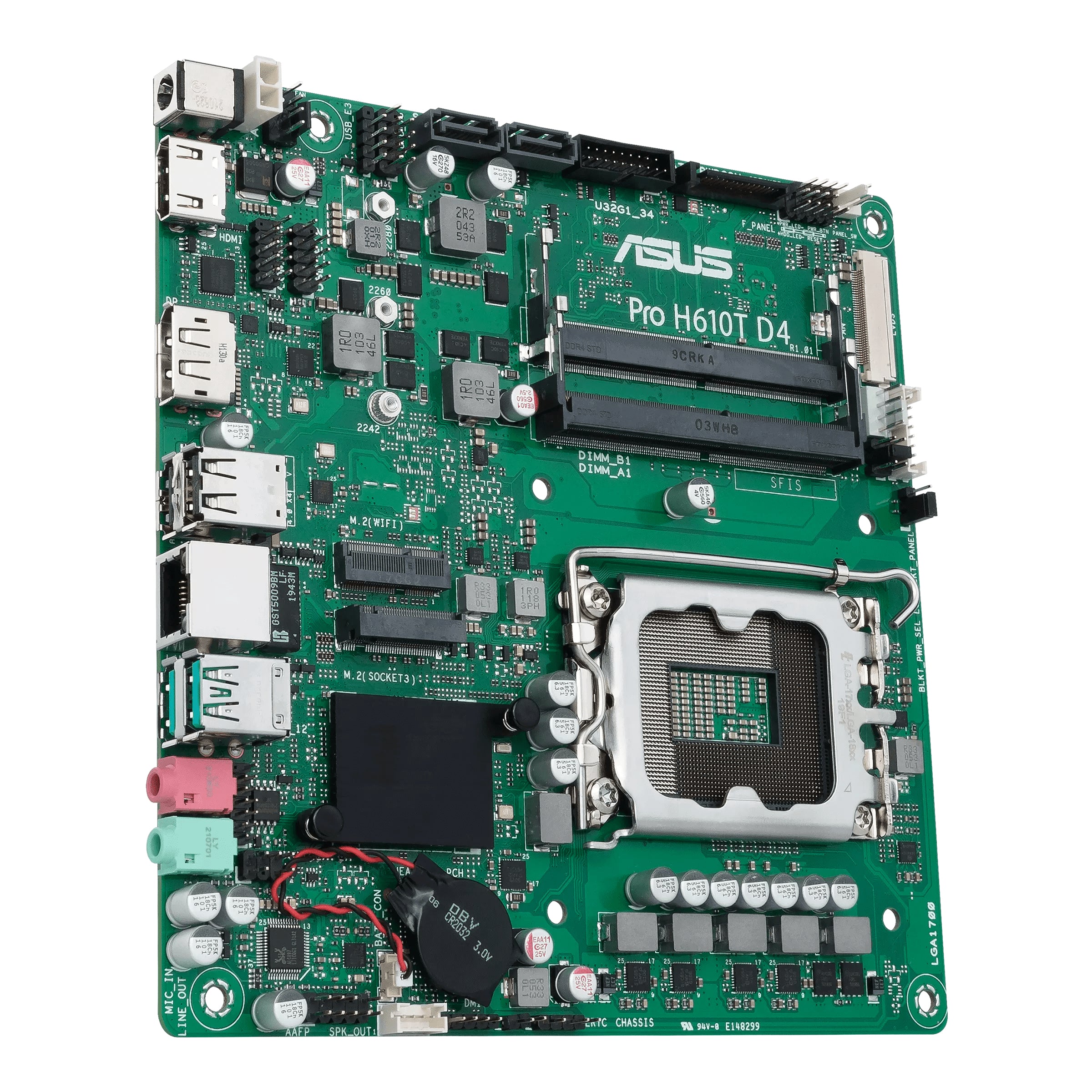 ASUS PRO H610T D4-CSM (Thin mini-ITX, H610, LGA 1700, DDR4)