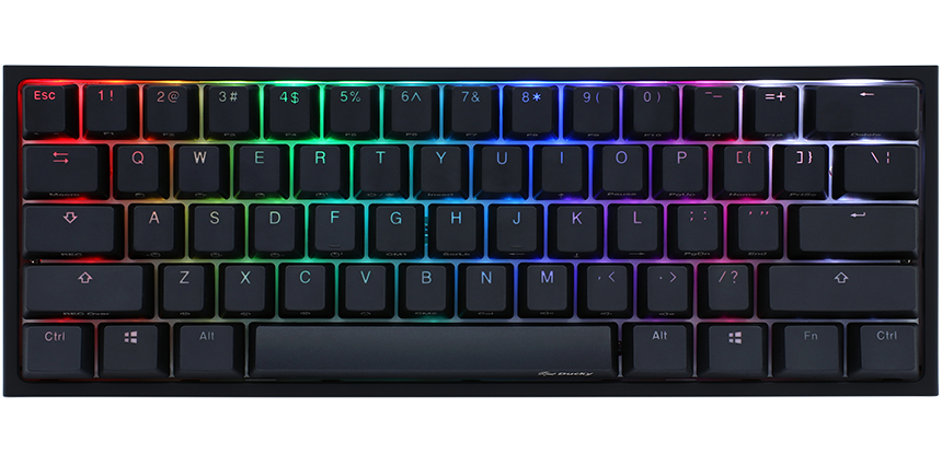 Ducky - One 2 Mini Gaming Tastatur 2020 Cherry Brown RGB Ducky