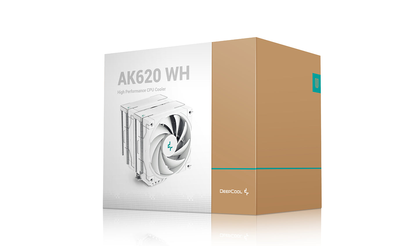 Deepcool AK620 WH Processor-køler 1-pack Hvid 120 mm
