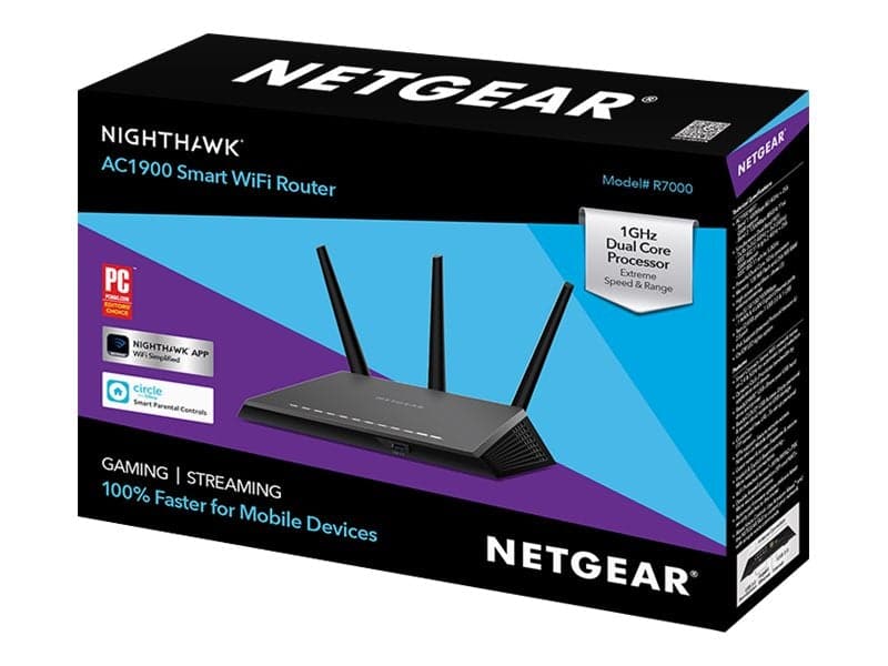 NETGEAR R7000 Trådløs router Desktop NETGEAR