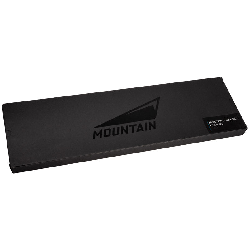 Mountain PBT Keycap set - ANSI - black Mountain