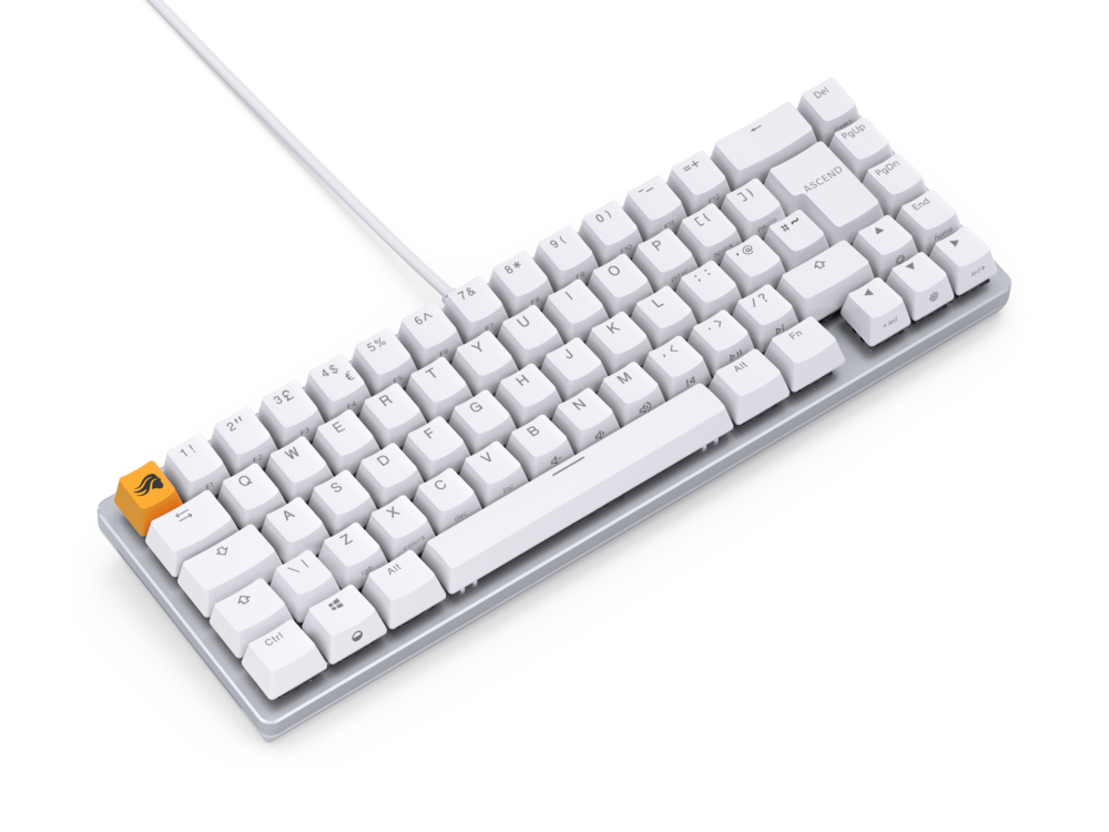 Glorious GMMK 2 Compact 65% - Fox switch, NO-Layout - Hvid Glorious