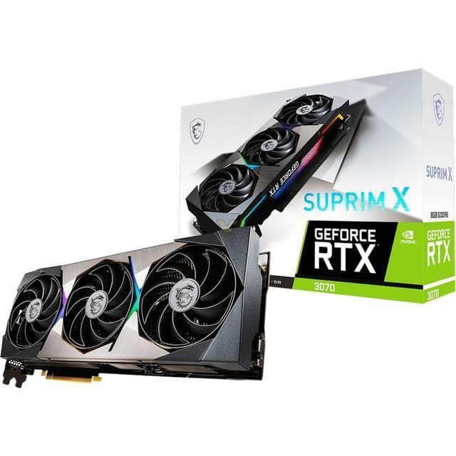 MSI GeForce RTX 3070 SUPRIM X - 8GB GDDR6 RAM - Grafikkort MSI