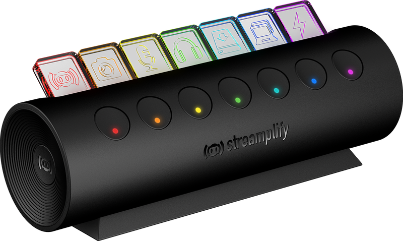 Streamplify HUB CTRL 7 Slot, RGB, 12V - Sort Streamplify