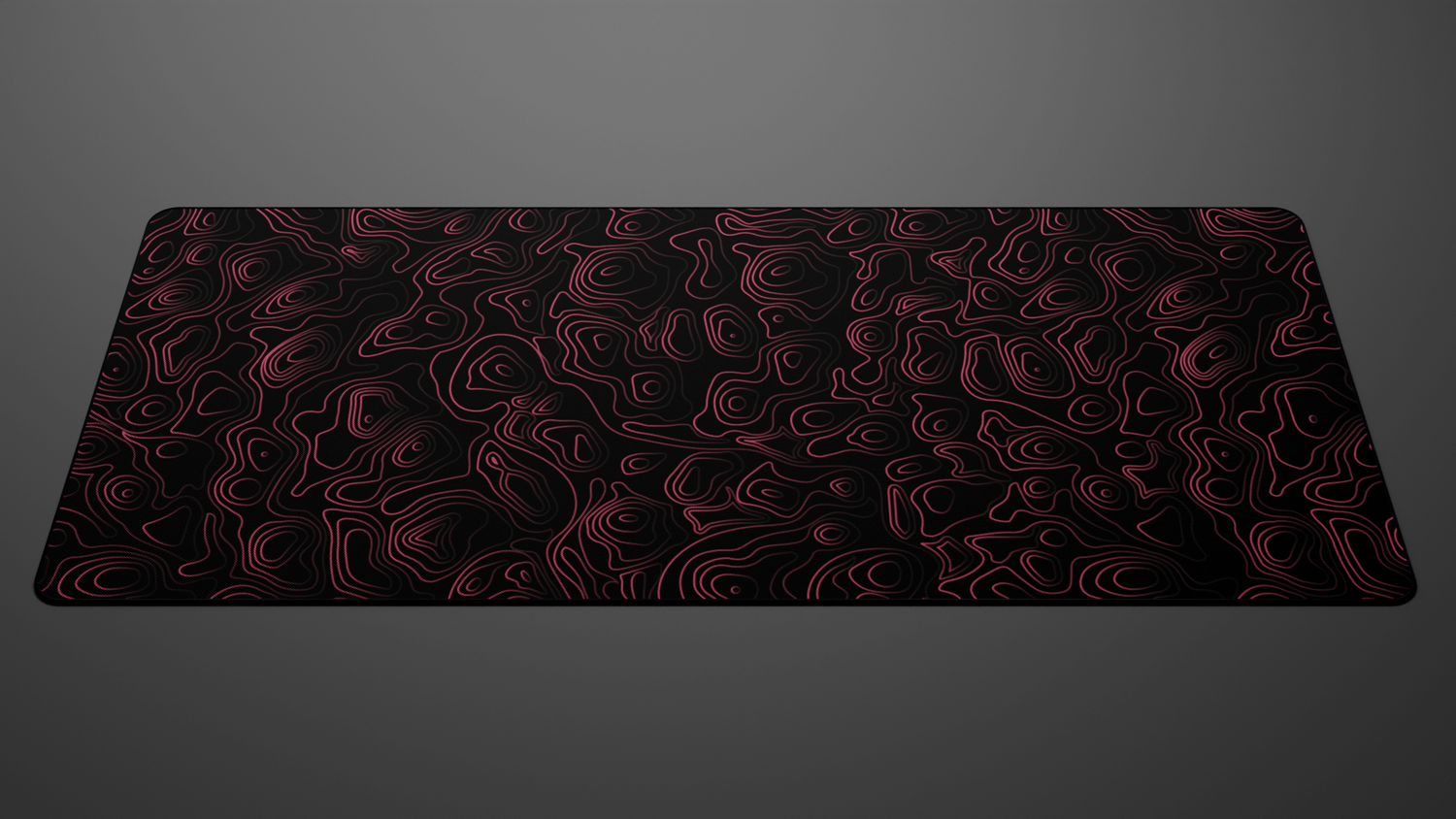 Mighty Setup - Evil Topographic Red Musemåtte 90*40 cm