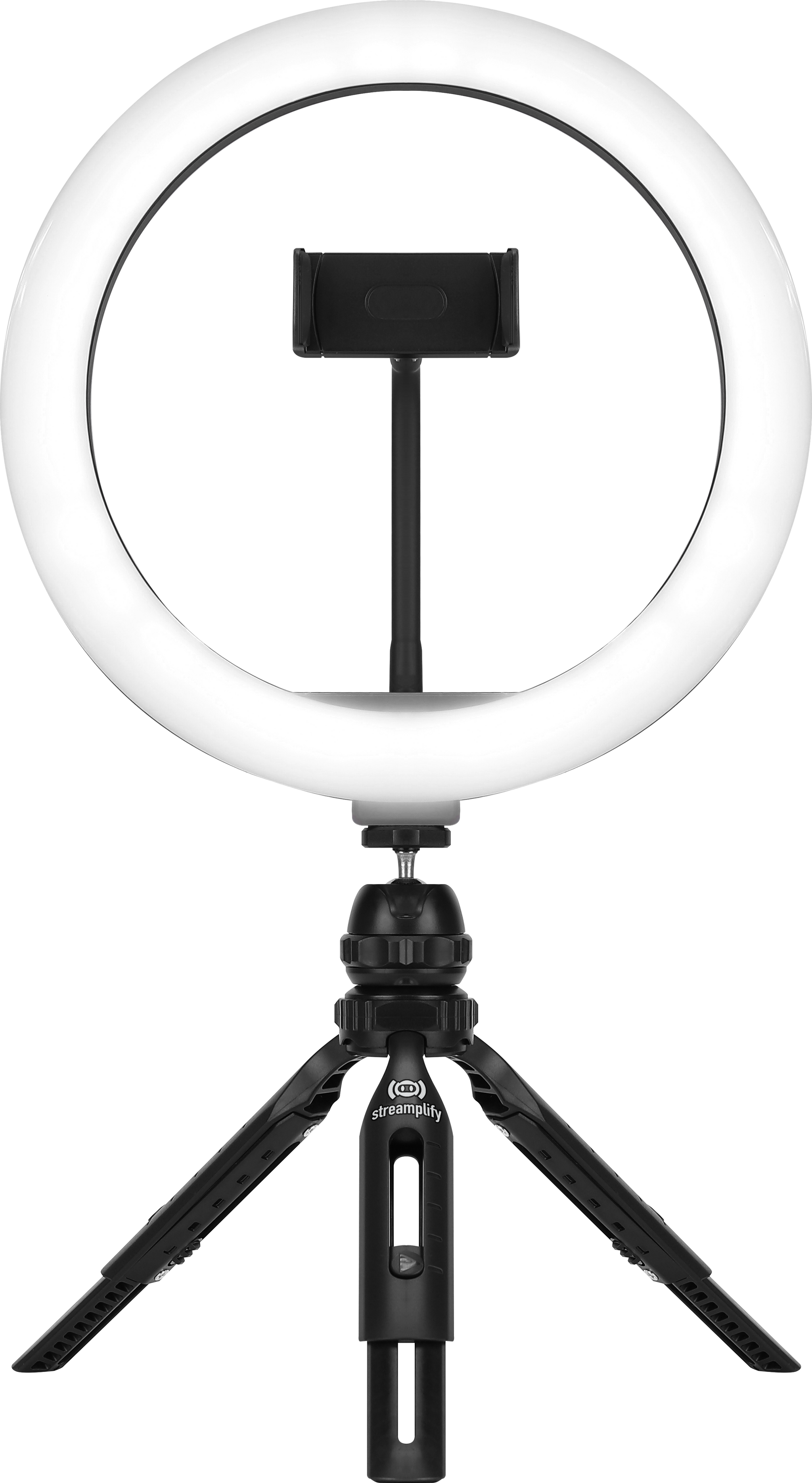 Streamplify LIGHT 10 Ring Light, 25,4cm, 5V USB - Sort Streamplify