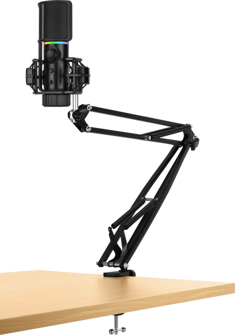 Streamplify MIC RGB Mikrofon incl. Mic-arm - Sort Streamplify