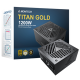 Montech Titan 1200W - Full modular, 80+ gold & Cybenetics Gold, ATX 3.0, 12VHPWR connector