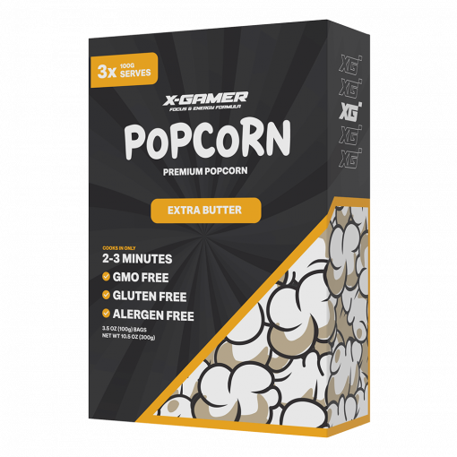 X-Corn 3x100g Extra Butter (X-Gamer Popcorn) X-Gamer