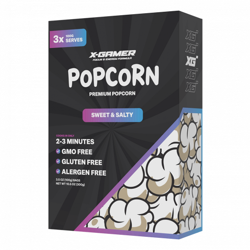 X-Corn 3x100g Sweet and Salty (X-Gamer Popcorn) X-Gamer