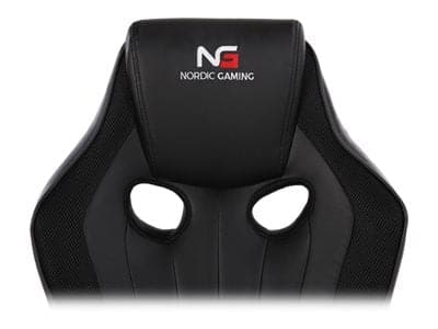 Nordic Challenger Komfort Gaming Stol Sort - PU Læder - Op til 120 KG Nordic Gaming