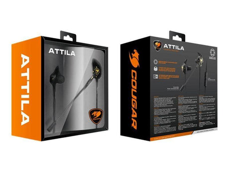 COUGAR Attila Kabling Gul Sort Headset Cougar