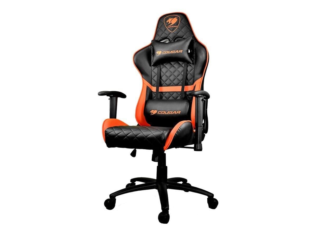 Cougar Armor One Sort/Orange Gaming Stol Cougar