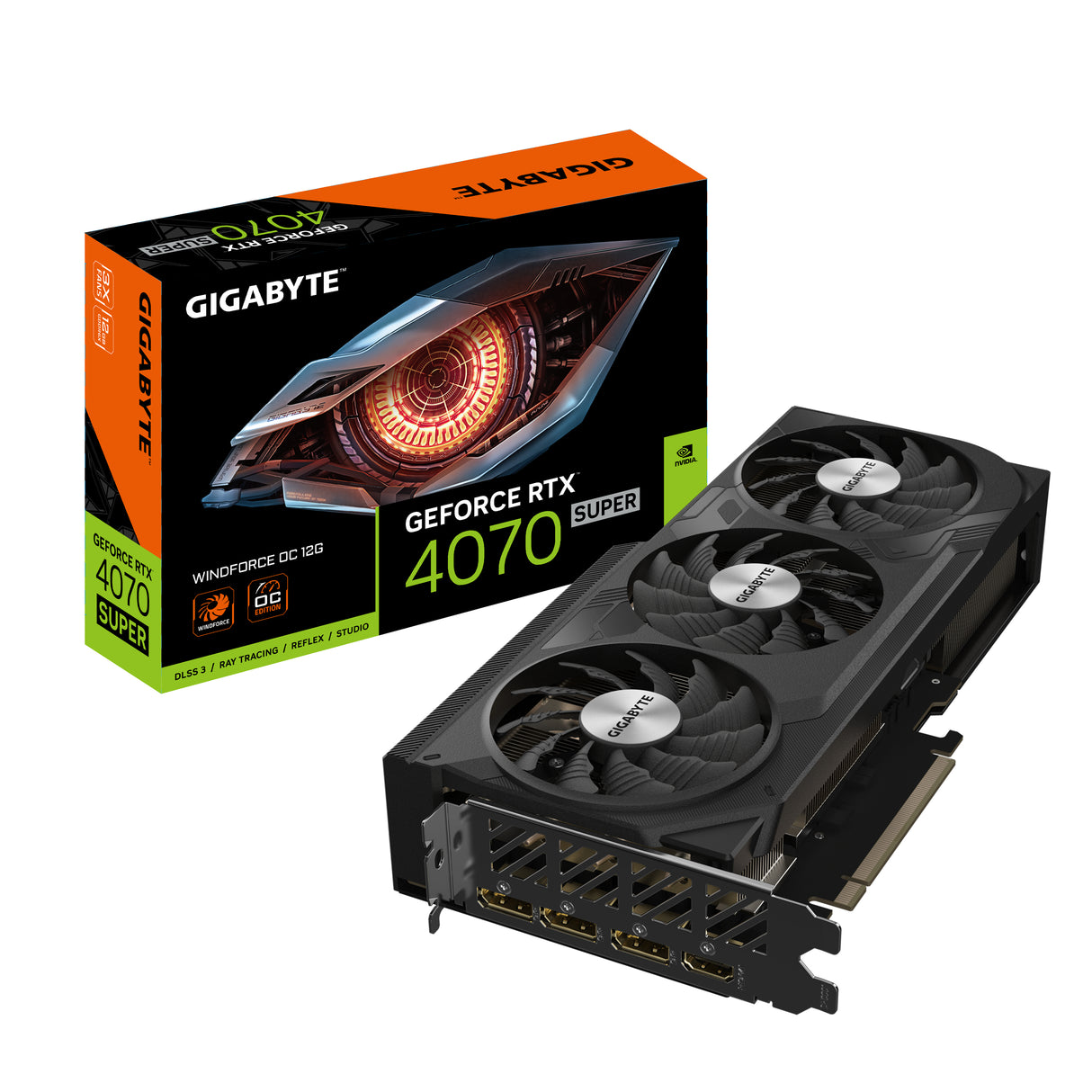 Gigabyte GeForce RTX 4070 SUPER WINDFORCE OC 12G 12GB