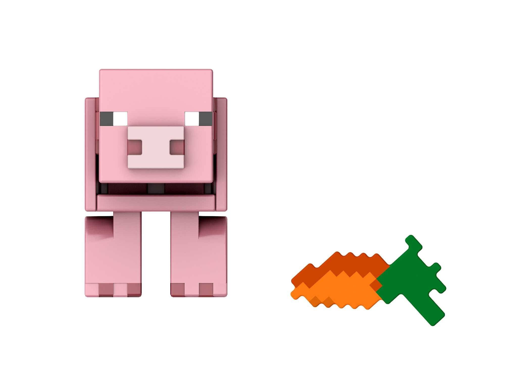 Minecraft - Biome Builds 8cm Figure - Pig (HLB18)