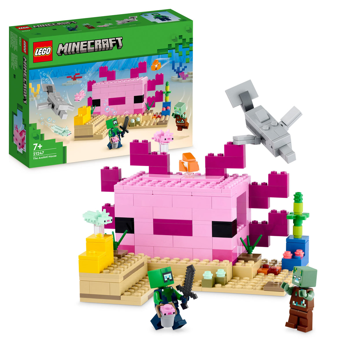 LEGO Minecraft - Axolotl huset (21247)