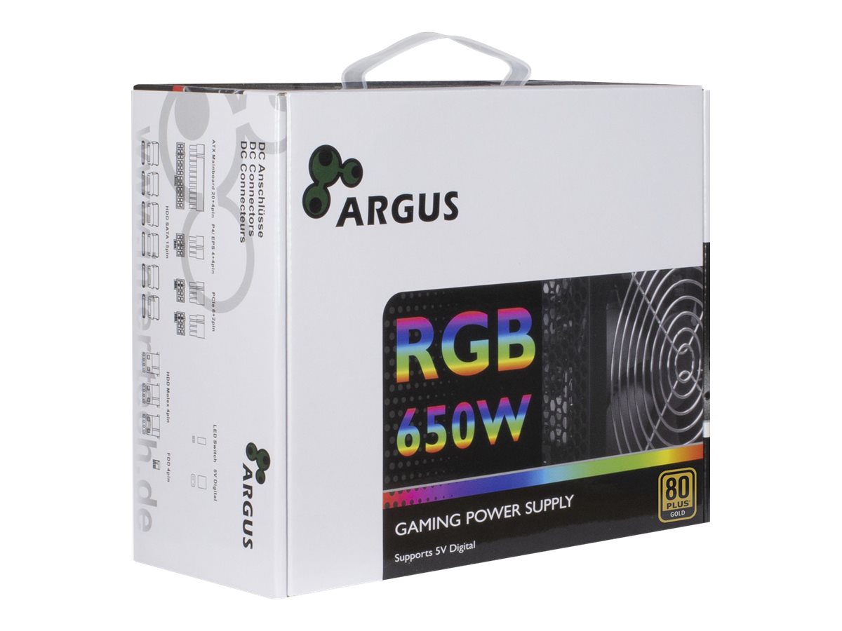 Argus RGB-650W CM II Strømforsyning 650Watt