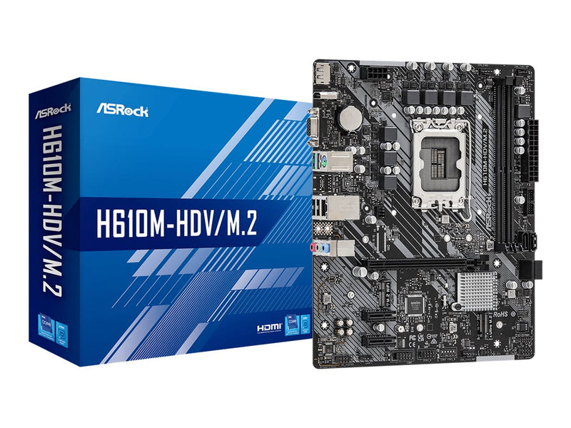 ASRock H610M-HDV/M.2 Micro-ATX LGA1700  Intel H610