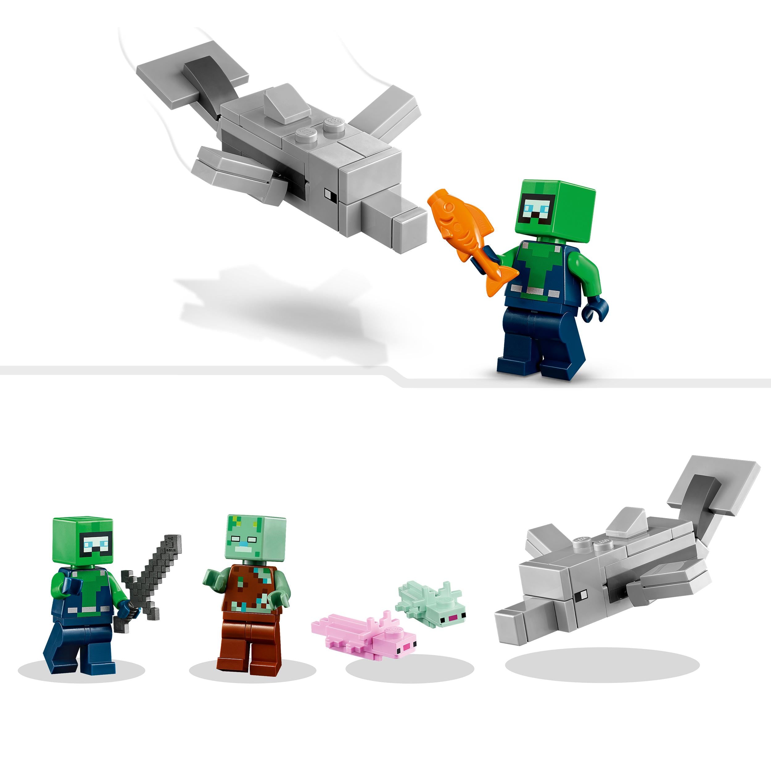 LEGO Minecraft - The Axolotl House (21247)