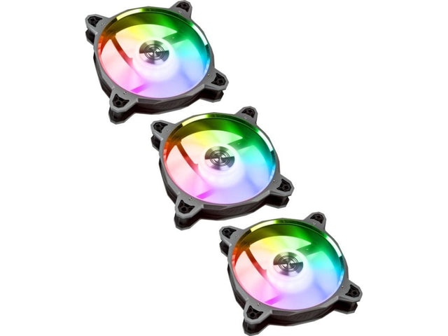 Lian Li RGB PWM BR 120mm DIGITAL Fan - 3pc/pack - Space Gray Ramme Lian Li