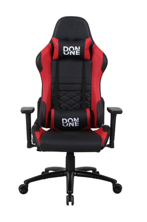 DON ONE -GC300 GAMING STOL Sort/Rød - PU Læder - Op til 120 KG DON ONE