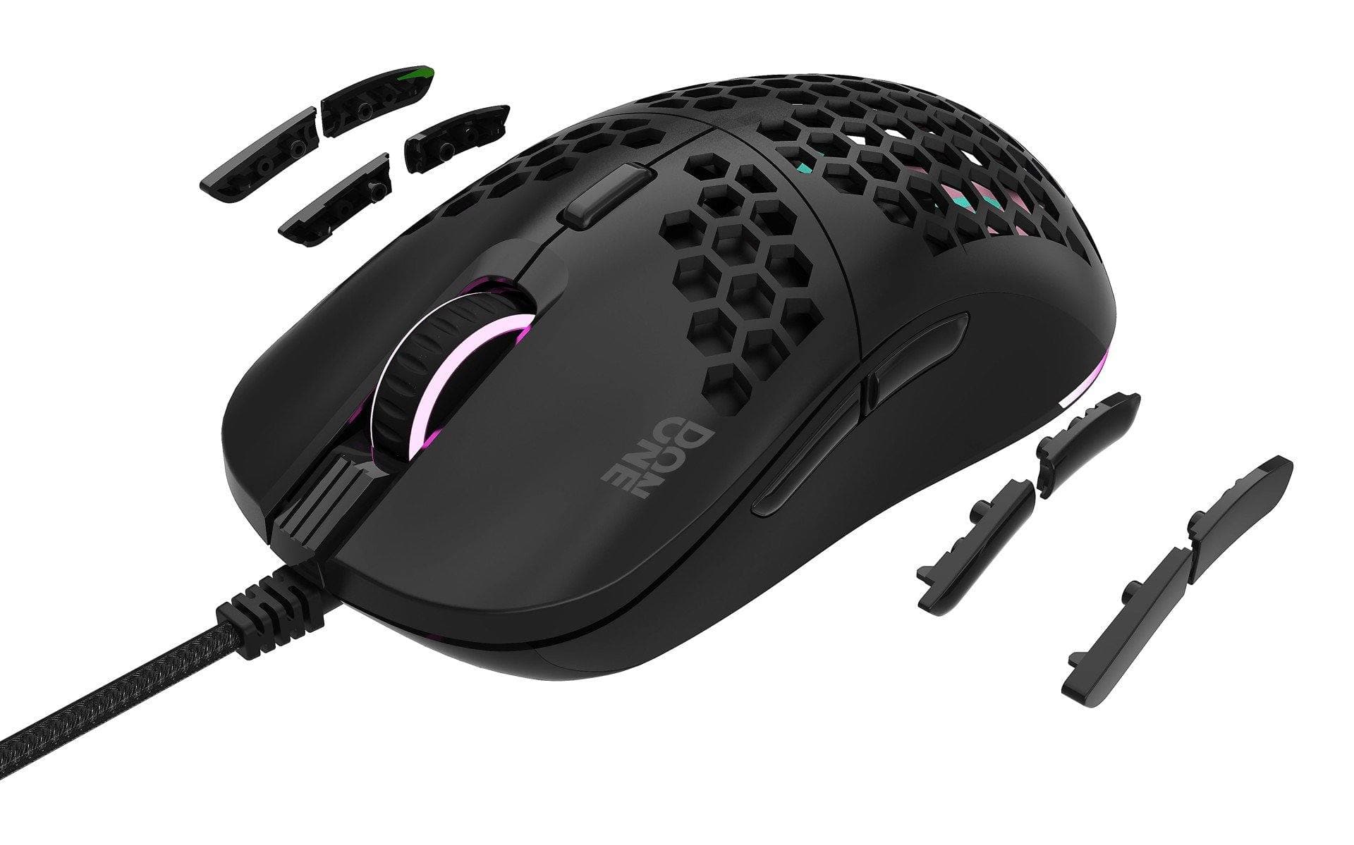 DON ONE - GM500 RGB Letvægts Gamingmus- SORT DON ONE