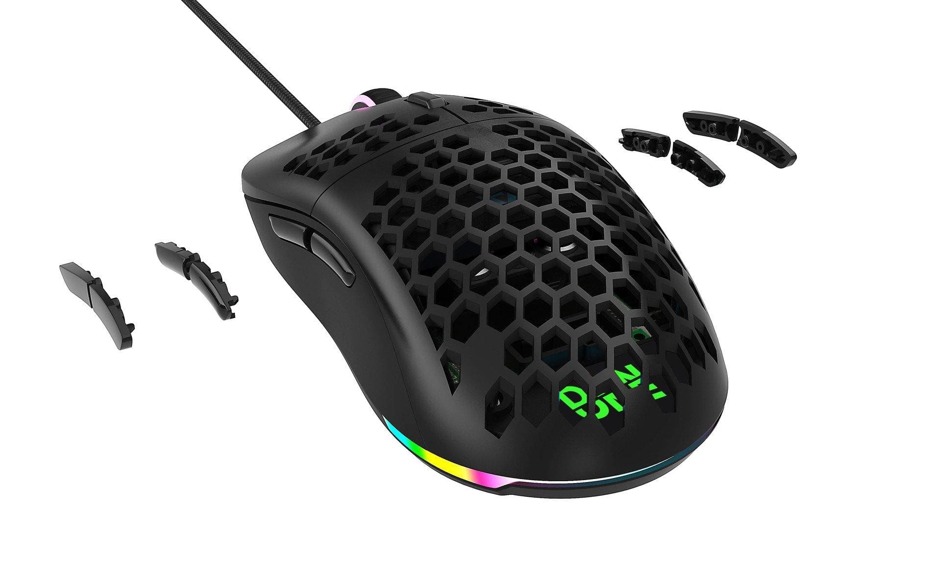 DON ONE - GM500 RGB Letvægts Gamingmus- SORT DON ONE