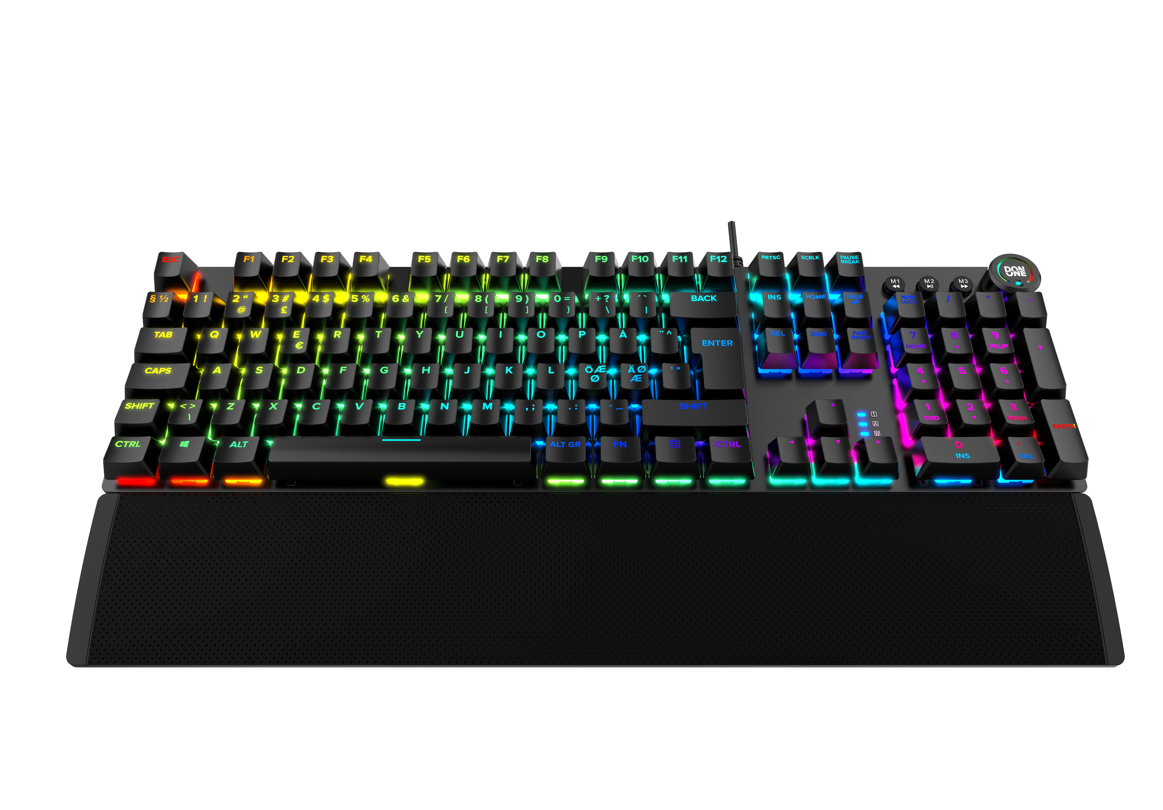 DON ONE - MK400 RGB Mekanisk Gaming Keyboard - Red Switch DON ONE