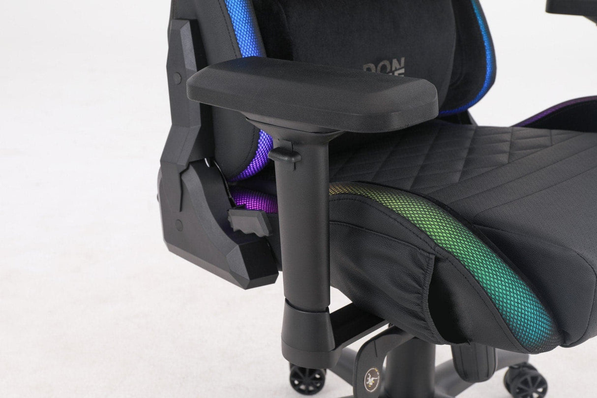 DON ONE - Valentino SUPER - RGB Gamerstol Med Lys DON ONE