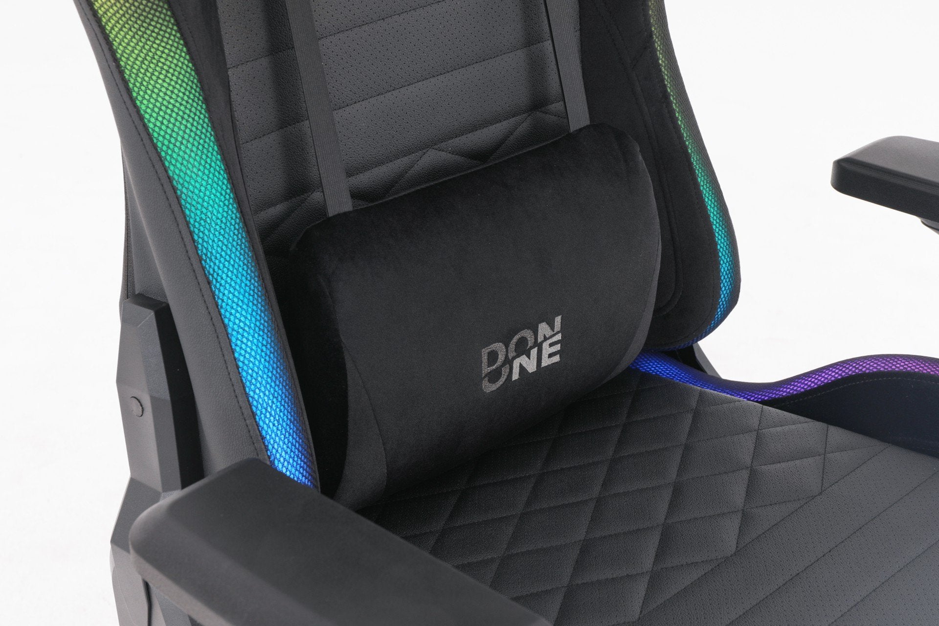 DON ONE - Valentino SUPER - RGB Gamerstol Med Lys DON ONE