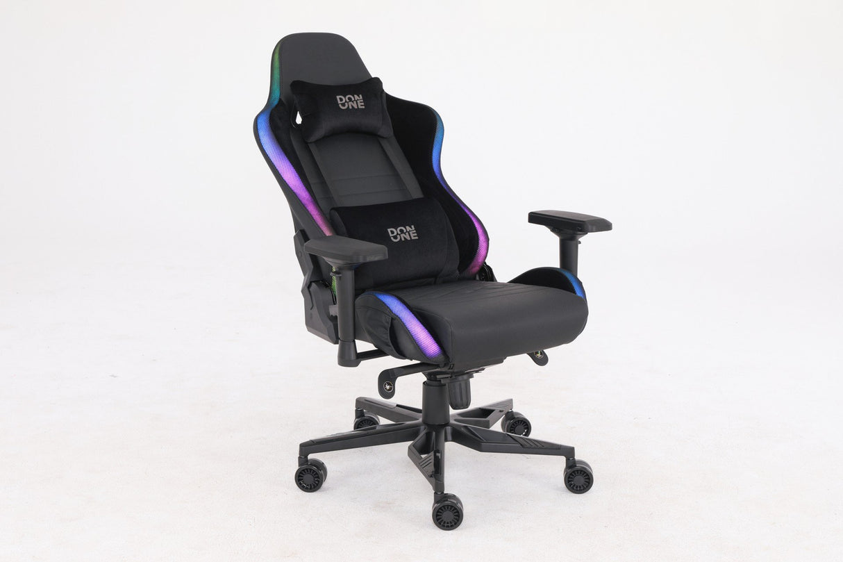 DON ONE - Valentino SUPERLEGGERA - RGB Gamerstol Med Lys DON ONE