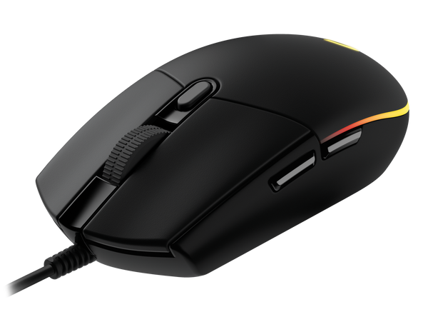 Logitech - G203 LIGHTSYNC Gaming-mus svart