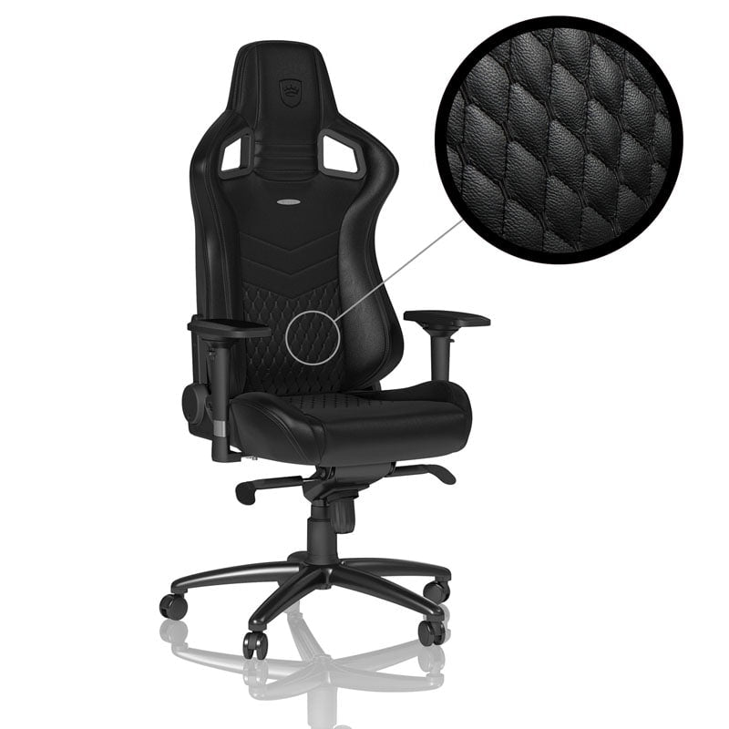 noblechairs EPIC Real Leather Black/Black noblechairs