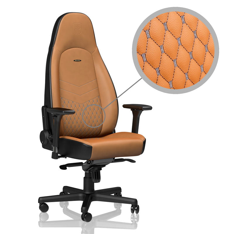 noblechairs ICON Real Leather Cognac/Black noblechairs