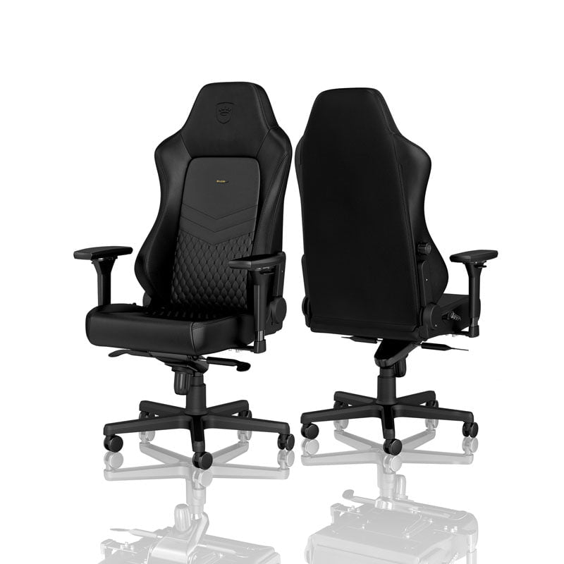 noblechairs HERO Real Leather Sort noblechairs